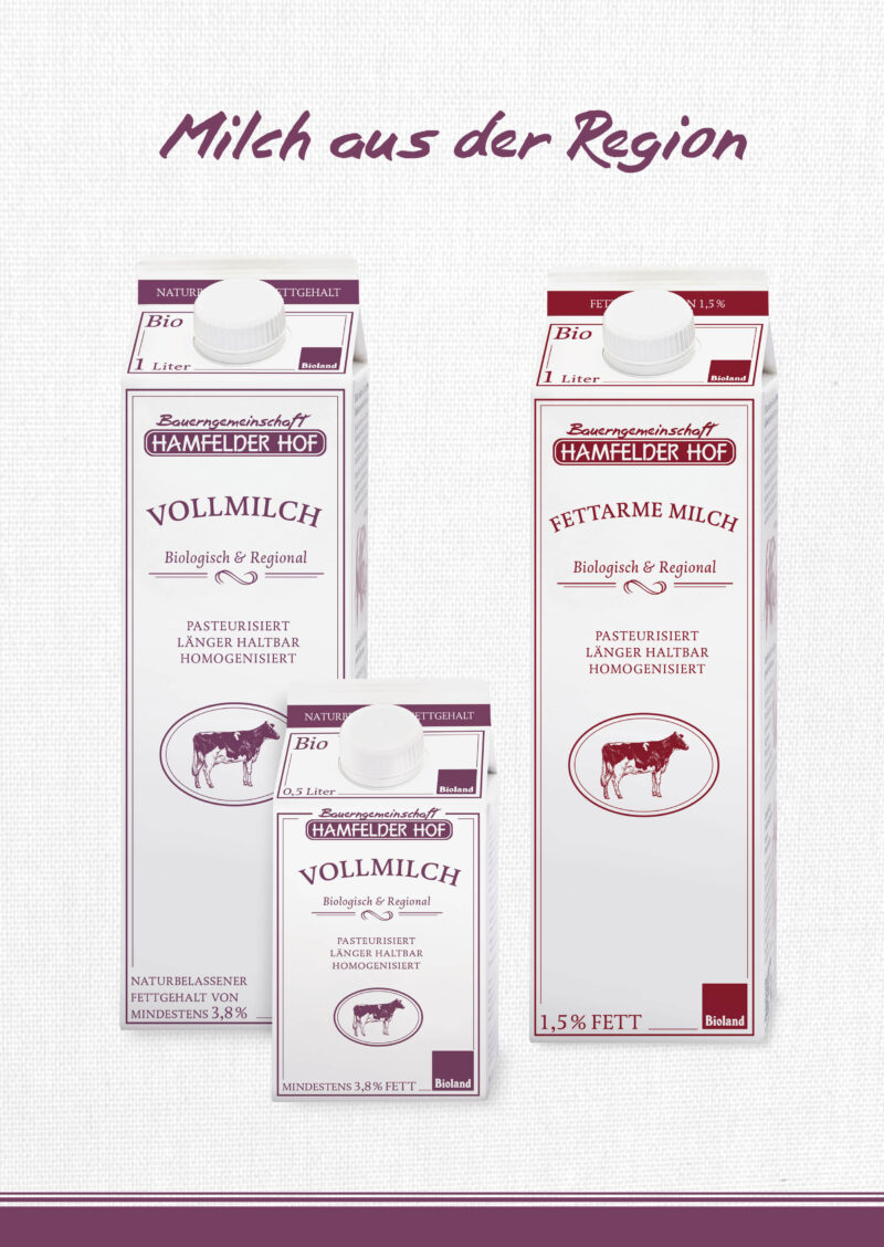 Hamfelder Hof Milch, länger haltbar Bauerngemeinschaft Hamfelder Hof
